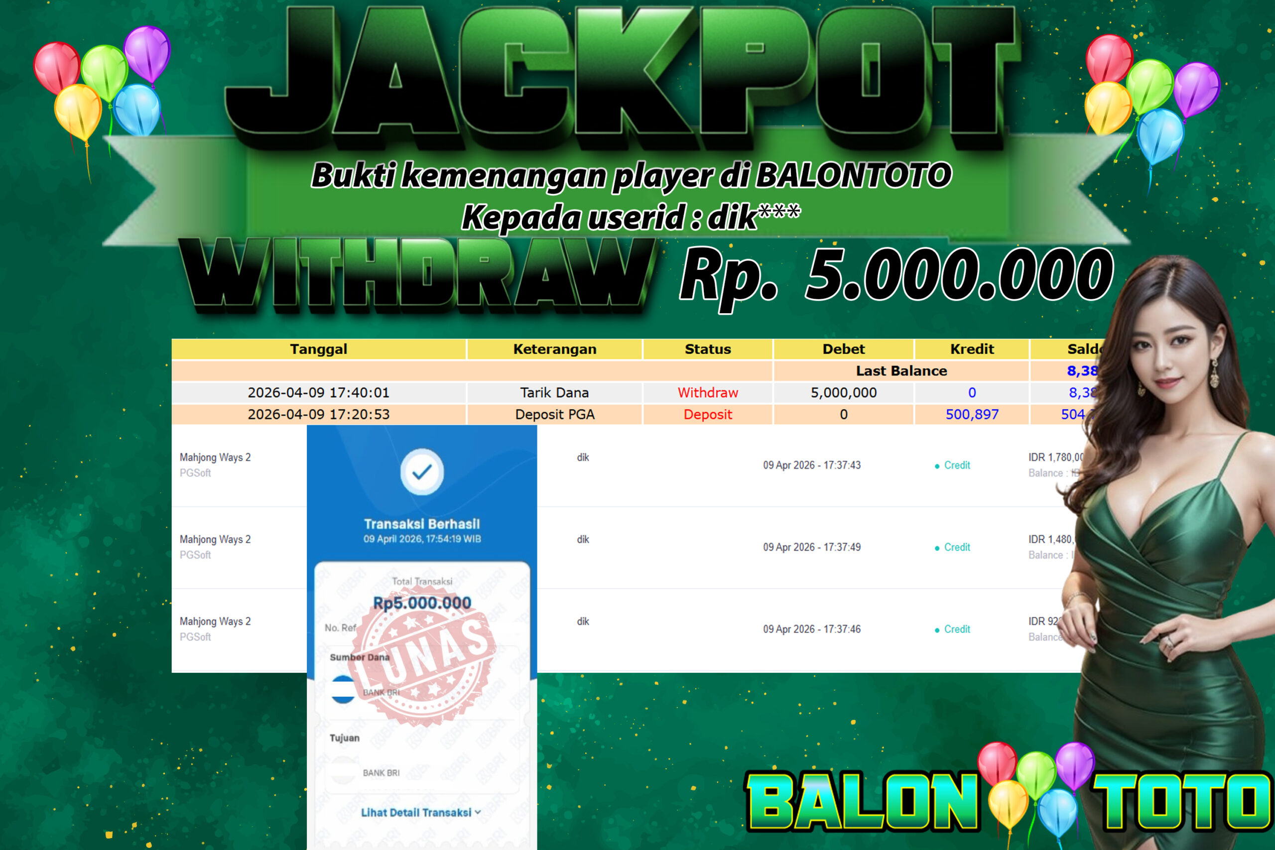 Prediksi BALONTOTO